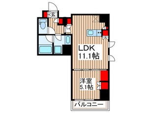 ﾗｲｵﾝｽﾞﾌｫｰｼｱ入谷ｲｰｽﾄの物件間取画像